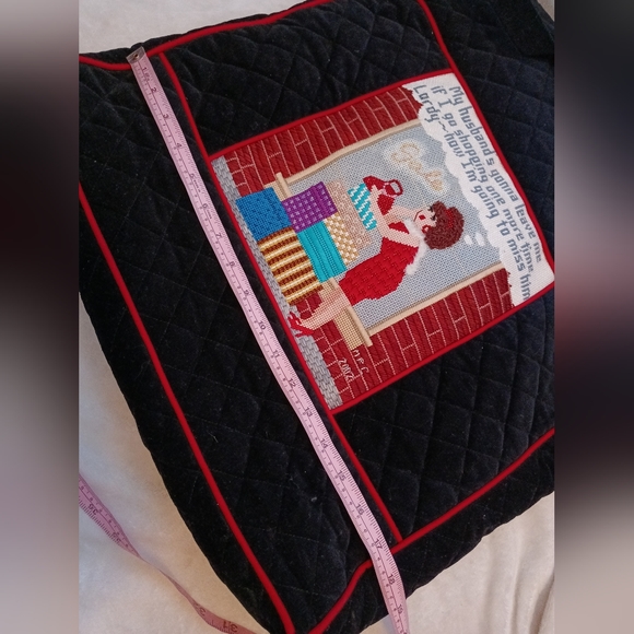 Rare vintage velvet year 2002 tote bag - Picture 7 of 8